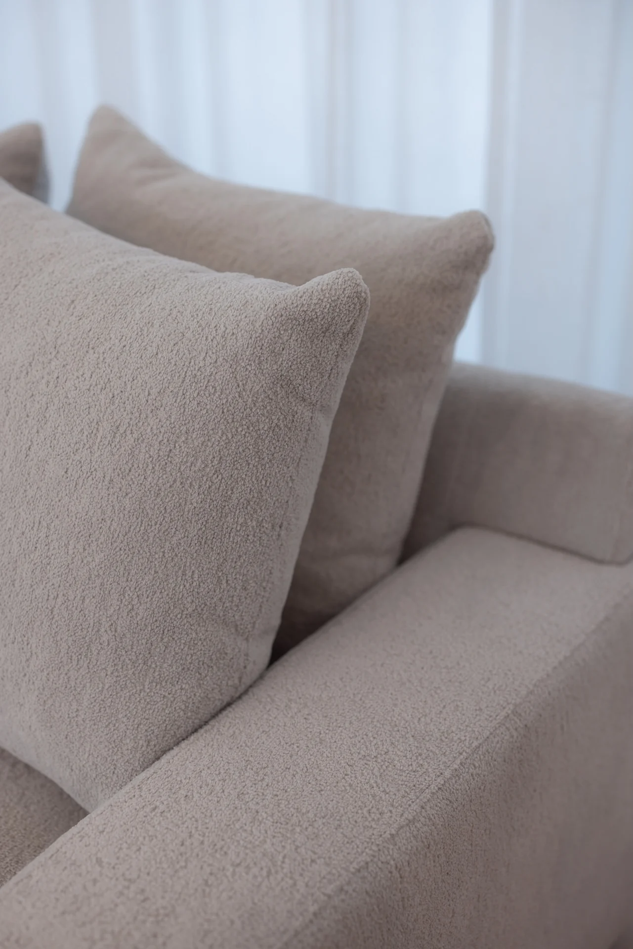 Sidney 5 Seater with Chaise - Cuddle Grey Gum - Image 6