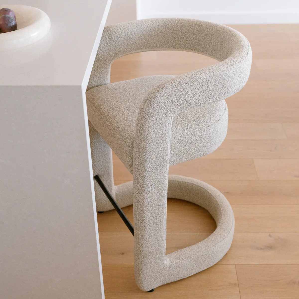 Solange Counter Stool - Bisque - Image 3
