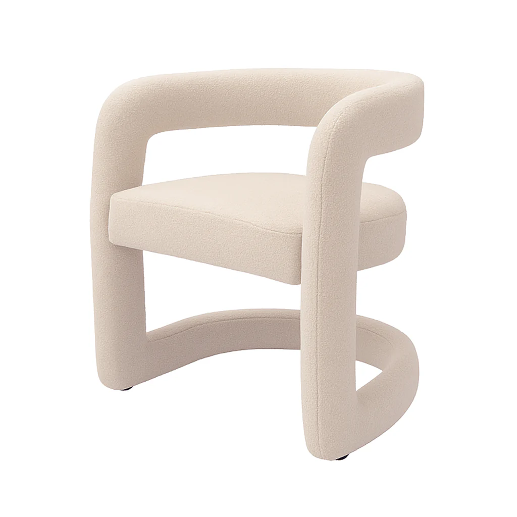 Solange Dining Chair - Bisque - Image 9