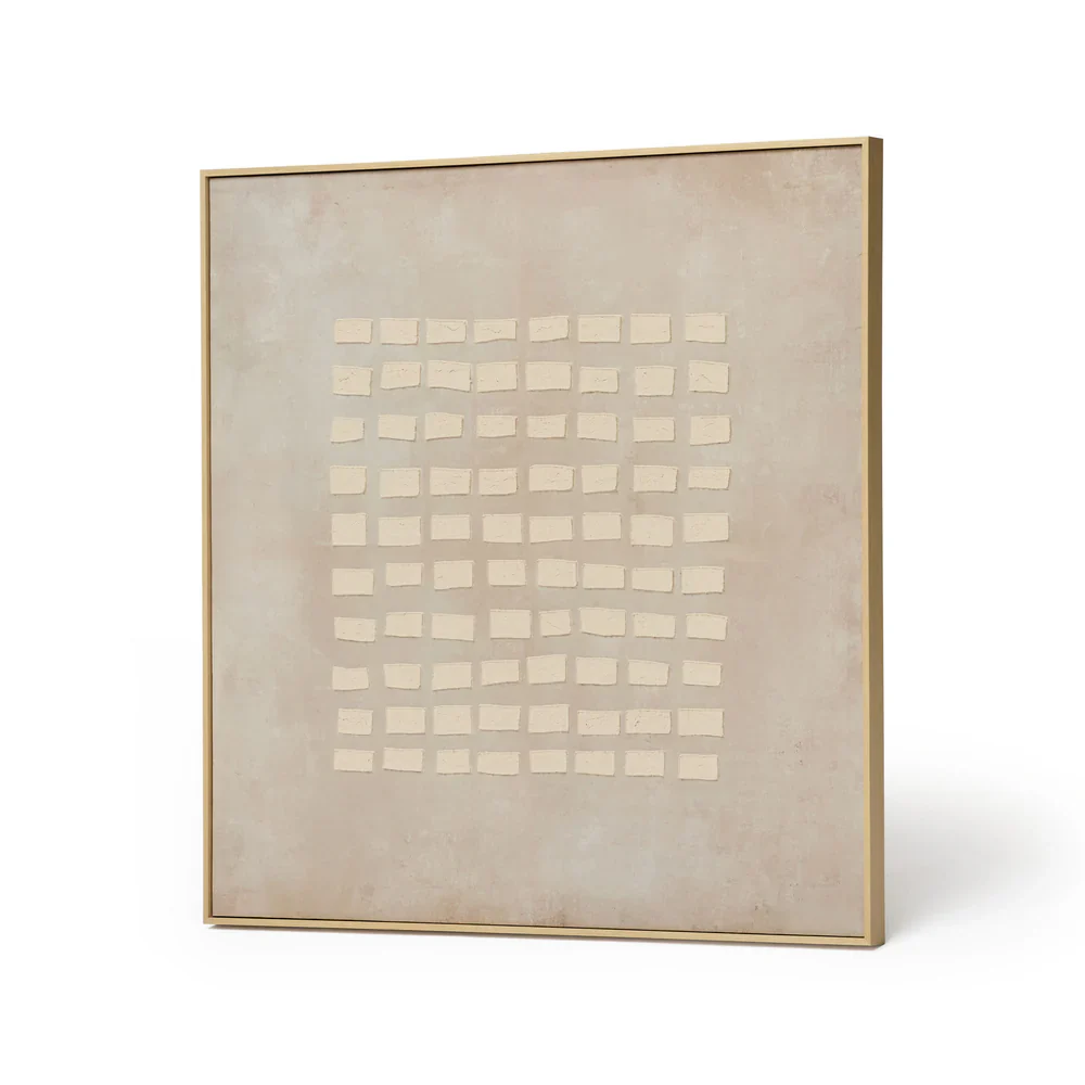Tadao Framed Wall Art - Taupe - Image 2