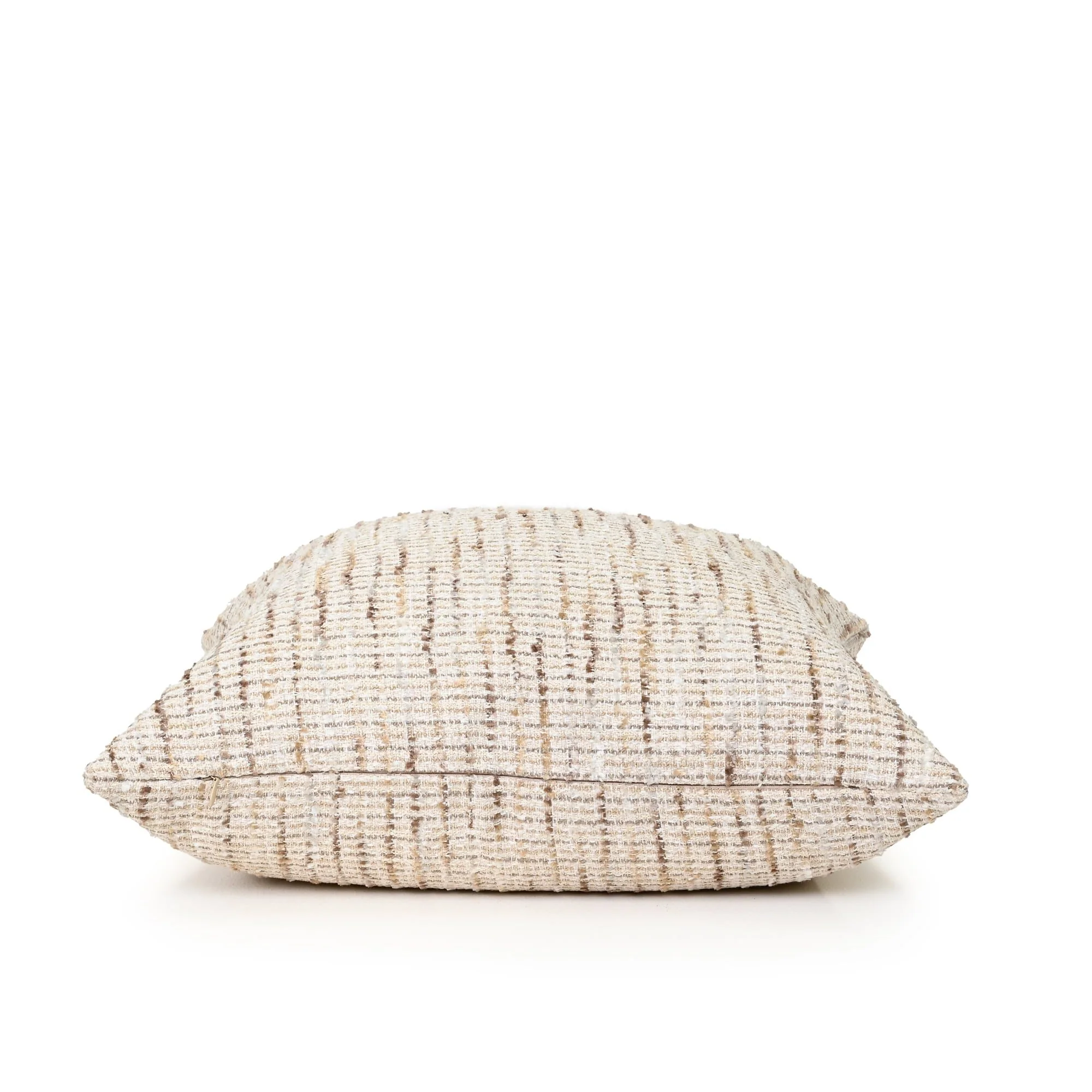 Textures Fabric Cushion - Natural Tweed - Image 3