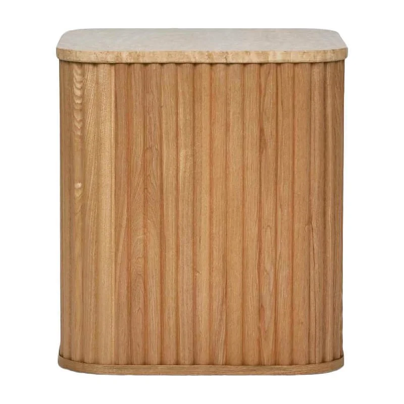 Travertine Side Table - Image 6