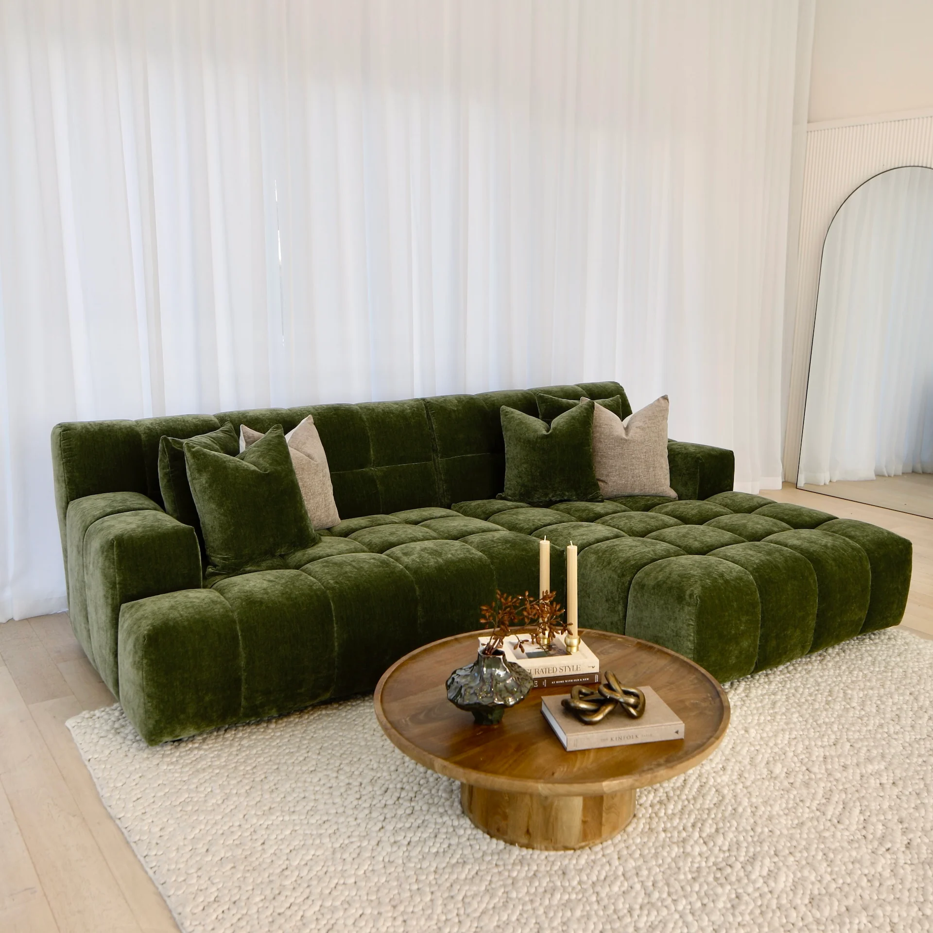 Valletta 3 Seater with Chaise - Mystique Heritage - Image 3