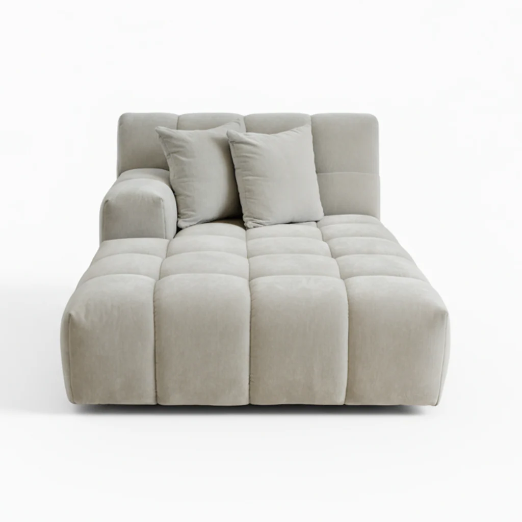 Valletta LHS Chaise - Mystique Grey Gum
