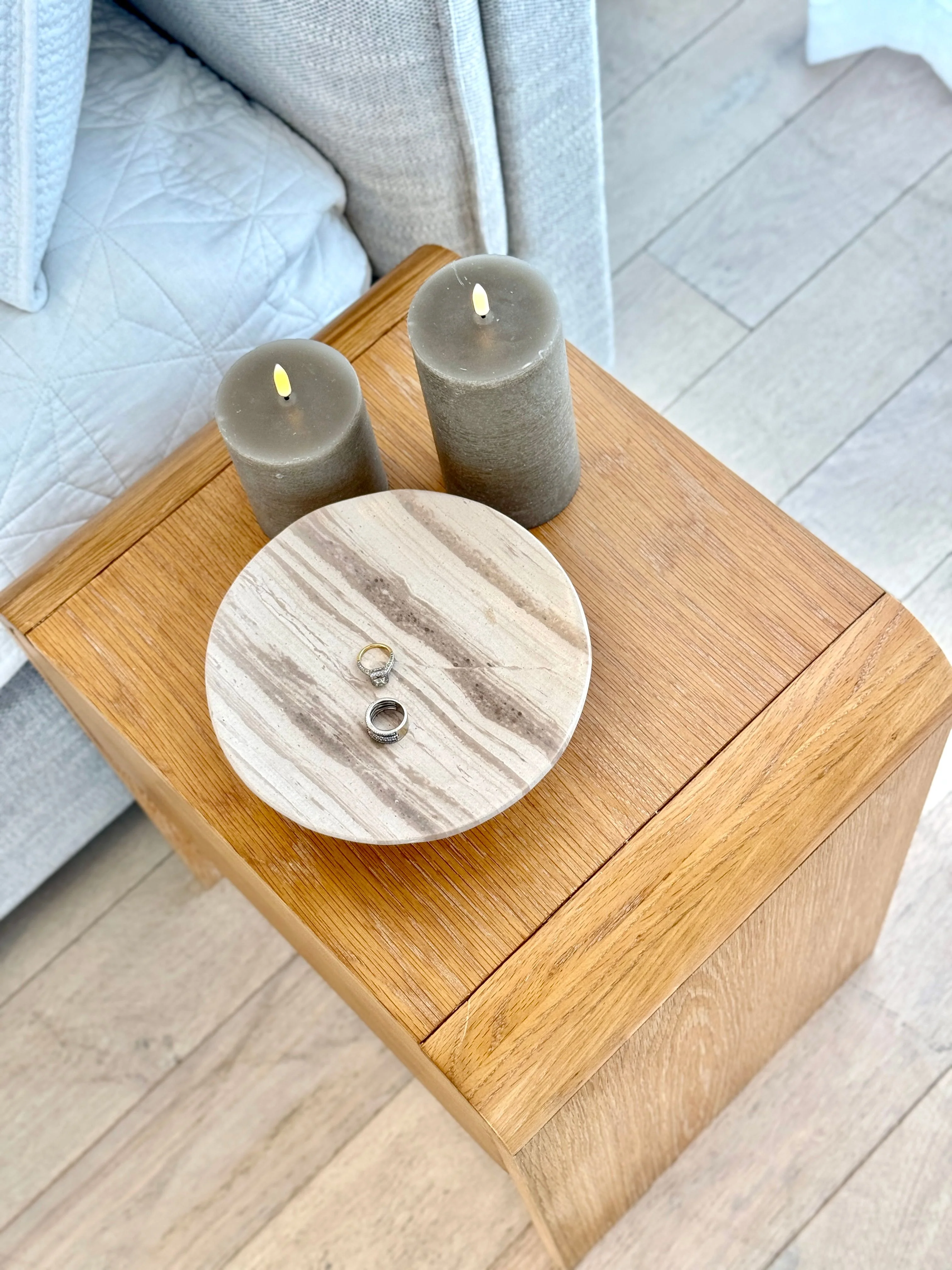 Vardo Bedroom Side Table - Natural - Image 5