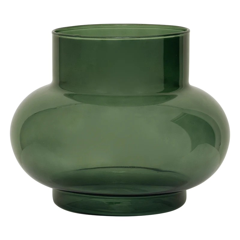 Vase Tummy B - Bottle Green