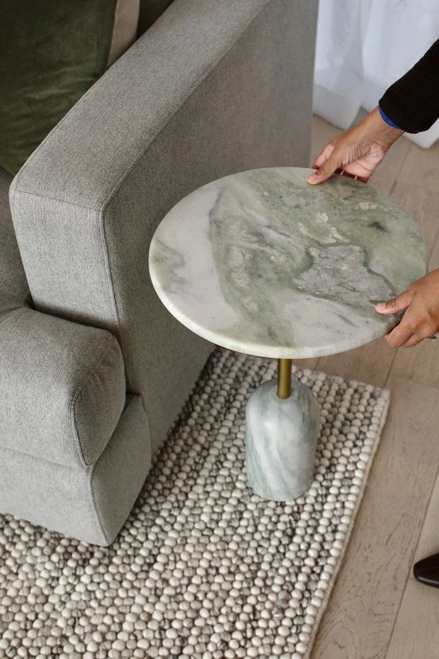 Verde Marble Side Table - Image 5