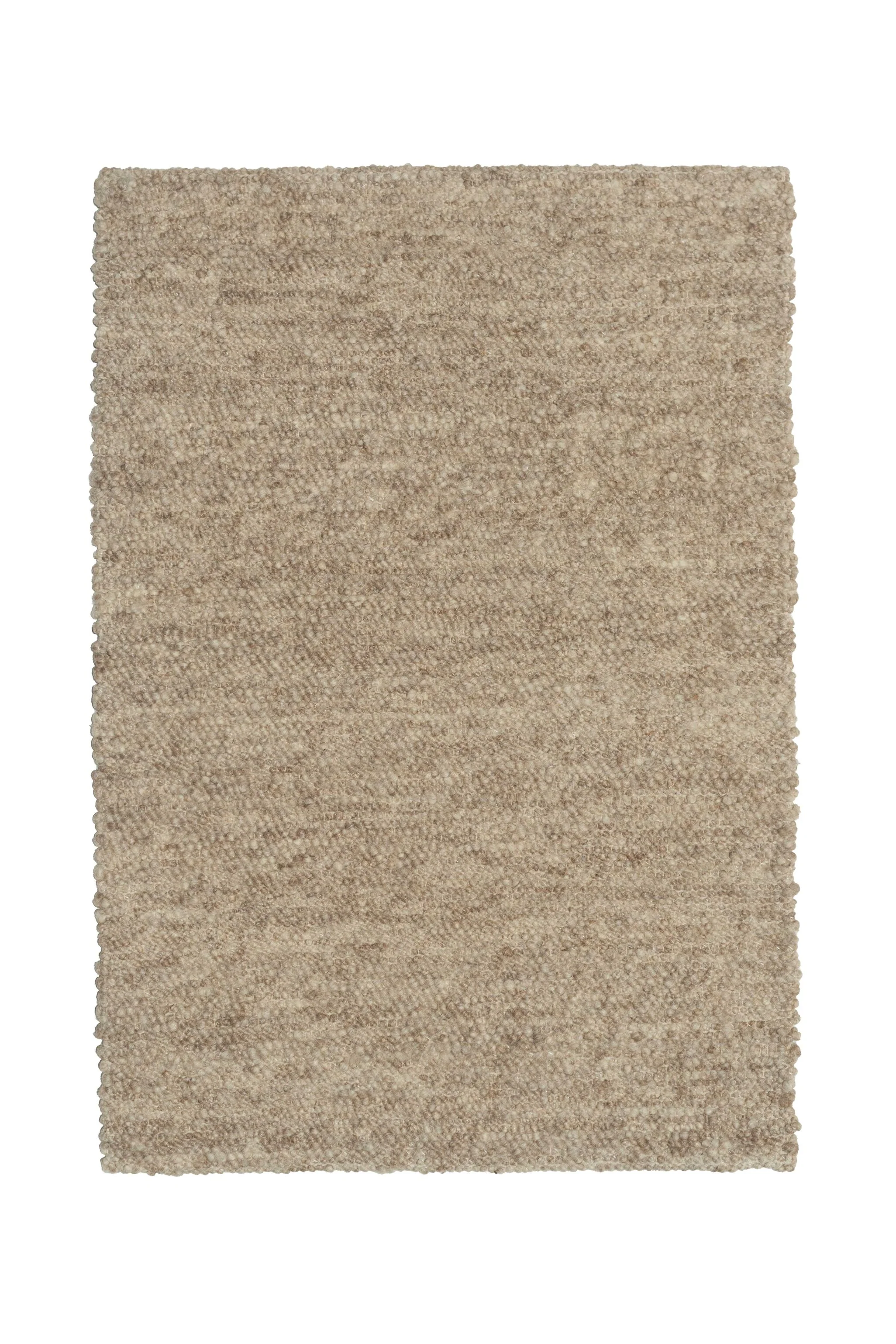 Zurich Handwoven Textured Boucle Wool Rug - Caramel - Image 4